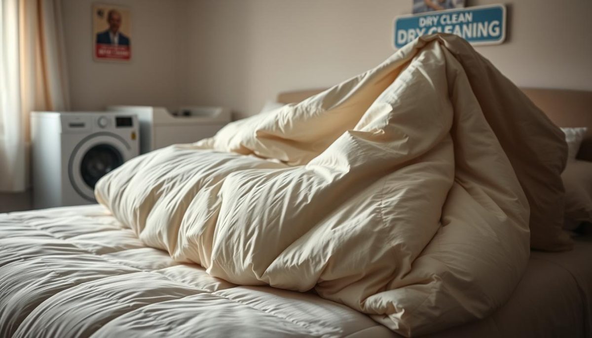 can you take a comforter to the dry cleaners